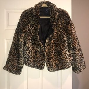 Cheetah American Eagle fur coat